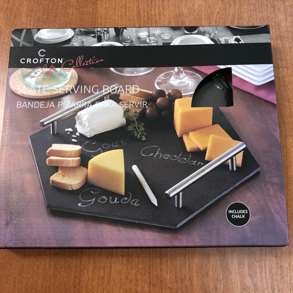 Crofton Slate Serving Board, Chef’s Collection